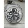 Image 1 : NEW 2024 1 oz AUSTRALIA DRAGON REVERSE PROOF  $1 SILVER COIN 1952-2022 UNC