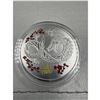 Image 3 : NEW 1 oz RED COLOURED  DRAGON LUNA YEAR FINE SILVER .9999 COIN  UNC