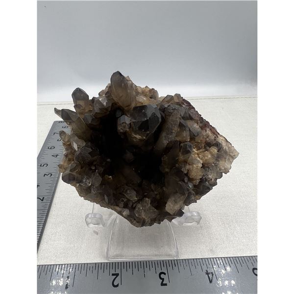 4.4 INCH SMOKY QURTAZ CLUSTER