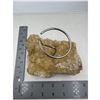 Image 5 : 5.6 X 4 INCH  CITRINE  ( HEATED AMETHYST )  CLUSTER DECORATION HOLDER ( HEATED AMETHYST )