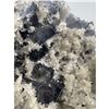 Image 11 : 9 X 11 INCH FLUORITE WITH FLOWER CALCITE QUARTZ ON STAND