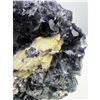 Image 7 : 5 X 7 1/2 INCH RARE PURPLE AND GREEN FLUORITE SPECIMEN ON STAND