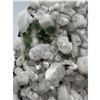 Image 4 : 5 X 3 INCH GREEN FLUORITE WITH CALCITE SPECIMEN ON STAND