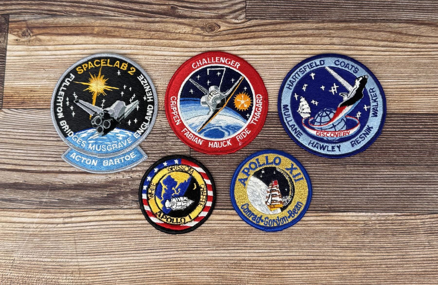 Collection Of NASA Mission Patches