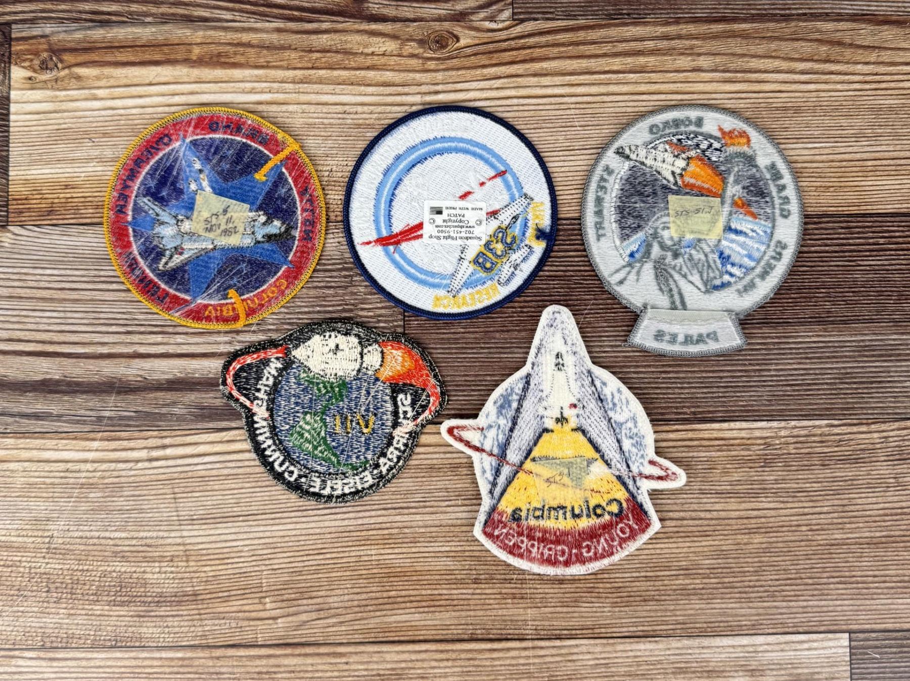 Collection Of NASA Mission Patches