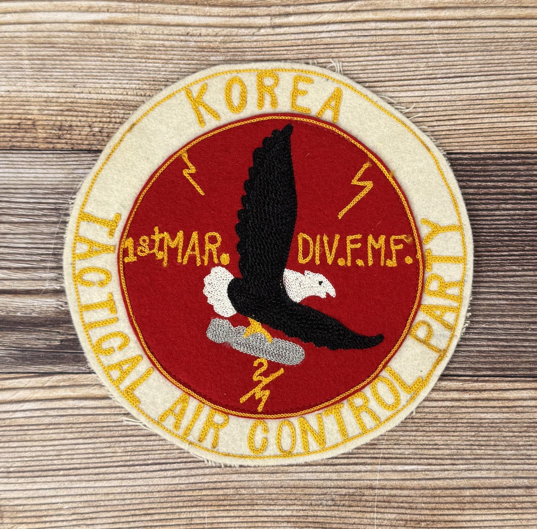 Korean War 1st Marines Tactical Air Control Patch