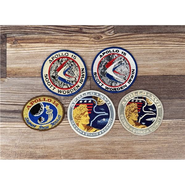 Collection Of NASA Apollo Mission Patches
