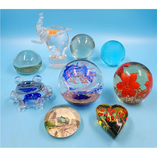 Assorted Glass Spheres & Art Glass