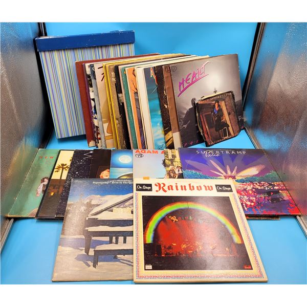 Assorted Vinyl Record Lot w/ Supertramp, Heart, & More