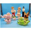 Image 1 : Ceramic Lot w/ Elephant Teapot, Figurines, & More
