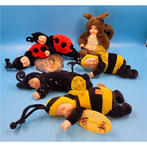 Nature Baby Dolls w/ Baby Bees, Baby Lady Bugs, & More