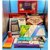 Image 1 : Assorted Game Lot w/ Scrabble, Showdown Poker, Mystery Party Game, & More