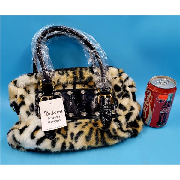 Delane Leopard Print Purse