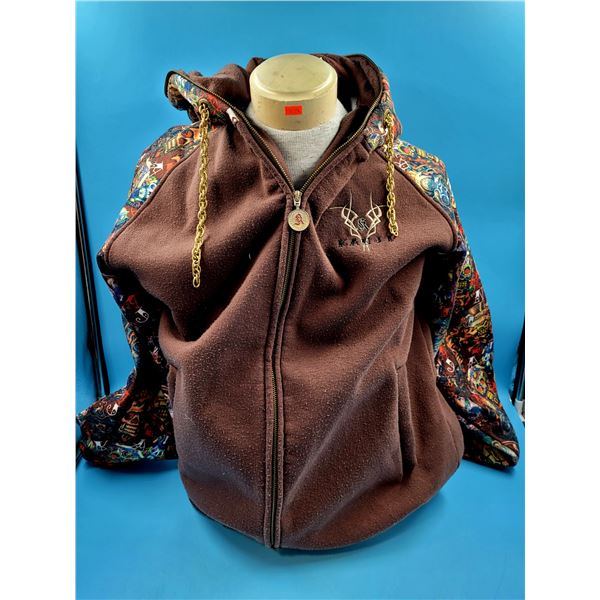 Kanji Jeans Zip-Up Sweater