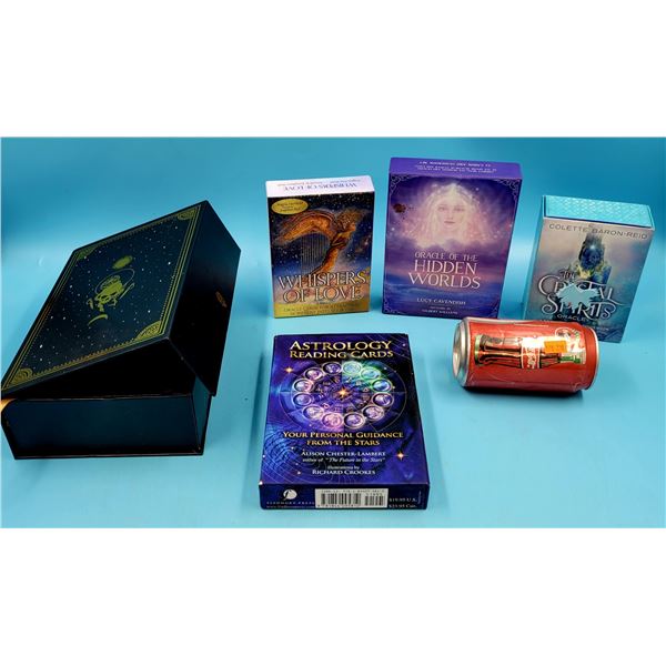 Oracle Card Lot w/ Astrology Cards, Whispers of Love Cards, & More