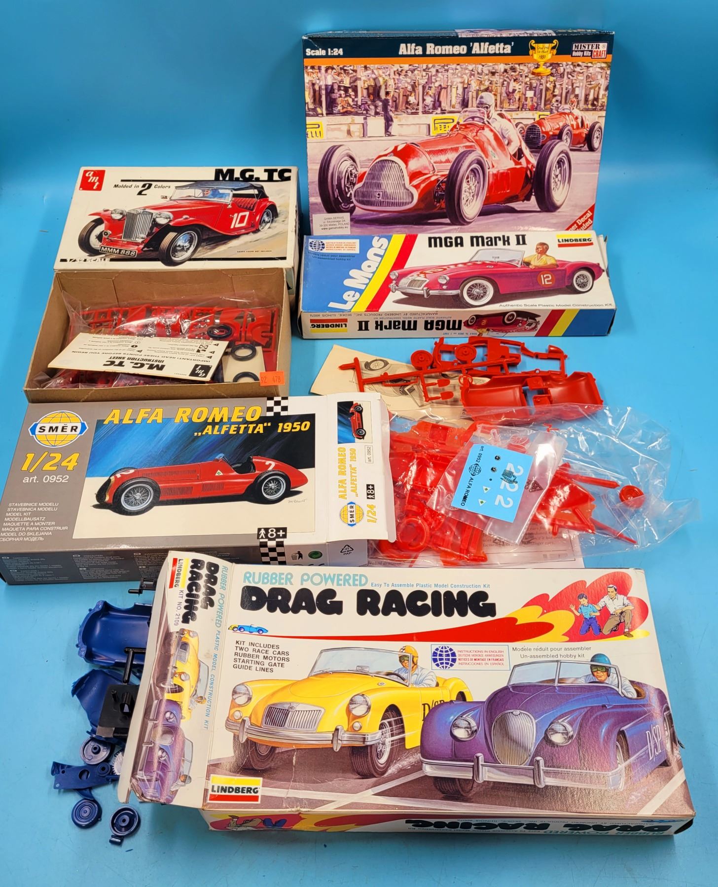 Large Lot Of Unbuilt Model Kits