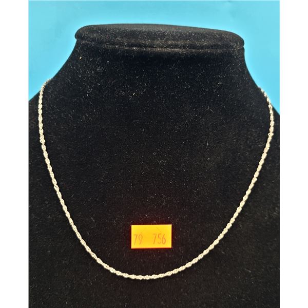 18  Sterling Necklace/Chain