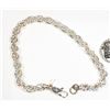 Image 2 : TWO CAPRICE STIRLING SILVER CHARM BRACELETS TOGETHER