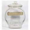 Image 4 : ANTIQUE PLANTERS PEANUTS GLASS FISH BOWL SALTED
