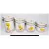 Image 2 : LOT OF VINTAGE TWEETY BIRD CANASTERS