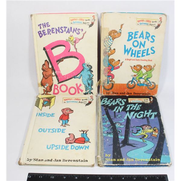LOT OF VINTAGE BERENSTAIN BEARS BOOKS