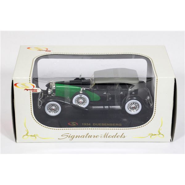 SIGNATURE MODELS 1934 DUESENBERG DIE CAST CAR