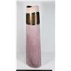 Image 2 : LARGE PINK/ PURPLE CERAMIC FLOWER VASE