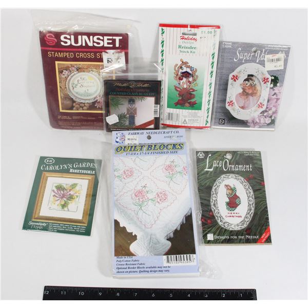 LOT OF VINTAGE CRAFTING ITEMS