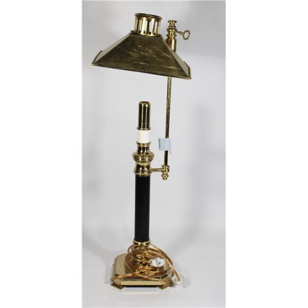 CHAPMAN BOUILLOTTE BRASS SHADE CANDLE ARM STYLE