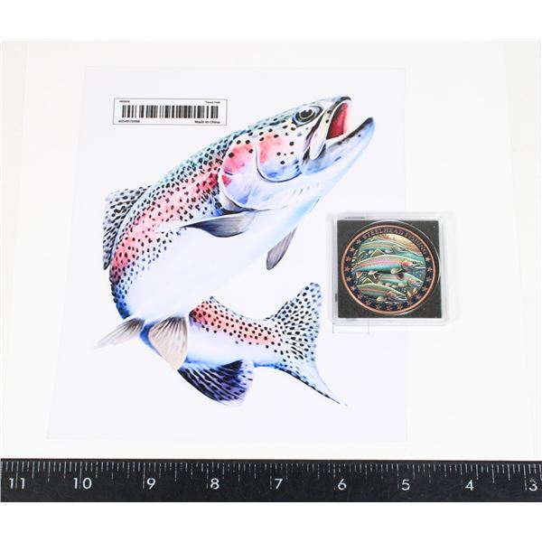 STEELHEAD FISHING 1-OZ FINE COPPER COLOURED ROUND