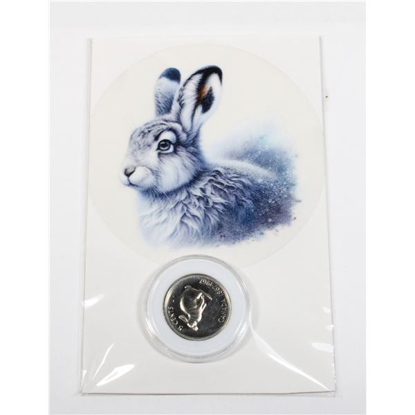 1967 CANADA 5 CENT PROOF LIKE NICKEL IN CAPSULE