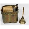 Image 2 : BUNDLE OF ASSORTED BRASS COLLECTIBLES, BELLS,