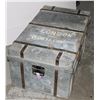 Image 3 : VINTAGE LATE 60S CUSTOM BUILT METAL TRUNK
