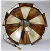 Image 4 : LARGE TIFFANY STYLE STAIN GLASS HANGING LIGHT