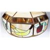 Image 4 : VINTAGE STAIN GLASS TIFFANY STYLE HANDING LIGHT