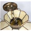Image 6 : VINTAGE STAIN GLASS TIFFANY STYLE HANDING LIGHT