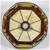 Image 7 : VINTAGE STAIN GLASS TIFFANY STYLE HANDING LIGHT