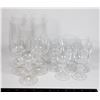 Image 1 : LOT OF CRYSTAL GLASSES, TWO DIFFERENT SIZES