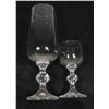 Image 2 : LOT OF CRYSTAL GLASSES, TWO DIFFERENT SIZES
