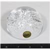 Image 1 : VINTAGE GARANTI CRISTAL SNOWFLAKE PAPERWEIGHT