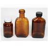 Image 2 : THREE VINTAGE/ ANTIQUE MEDICINE BOTTLES