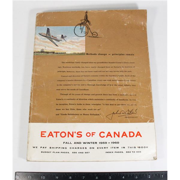 EATONS OF CANADA FALL AND WINTER 1959-1960
