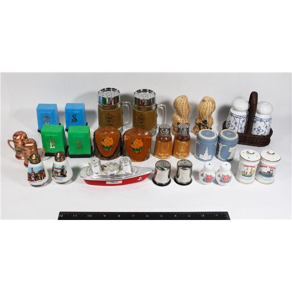 SALT AND PEPPER SHAKER COLLECTION, SOME