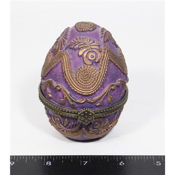 FABERGE EGG STYLE TRINKET BOX