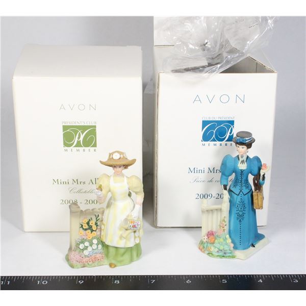 TWO MINI MRS ALBEE COLLECTIBLES 2008-2009 AND