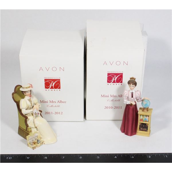 TWO MINI MRS ALBEE COLLECTIBLES 2010-2011 AND