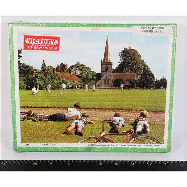 BRAND NEW OLD STOCK VICTORY WOODEN PUZZLE “CRICKET