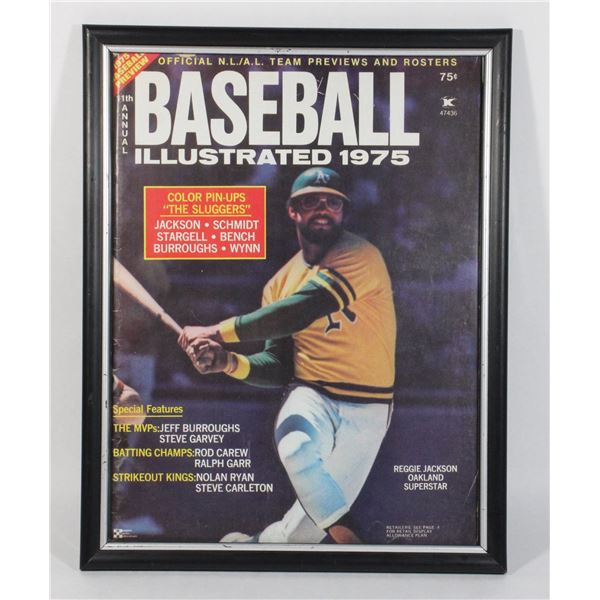 BASEBALL ILLUSTRATED 1975 REGGIE JACKSON COVER