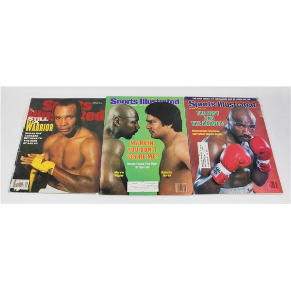 THREE SPORTS ILLUSTRATED BOXING THEMED ISSUES