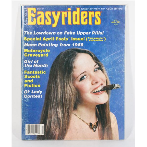 EASYRIDERS APRIL 1981 MAGAZINE